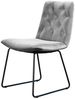 KAWOLA Stuhl NEW CHARME Esszimmerstuhl Velvet silber 87 x 66 x 52 cm Bild 3