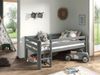 Kojenbett Karolina 208x105x83 Kinderbett Massivholz Grau Bild 4