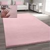 Vimoda Teppich Fellteppich Kunstfell Teppich Imitat in Rose Dicht Flauschig, Rechteckig, Höhe: 30 mm, Einfarbig Läufer soft & weich Bild 5