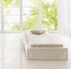Dormisette Q59 Molton-Matratzenauflage, 200/200 cm, Baumwolle/Zwirn-Calmuc, Creme/Beige Bild 2