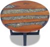 vidaXL Couchtisch Teak Harz 60 cm 243466 Bild 4