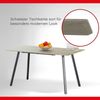 UNO Esstisch 120x80 cm Steineiche Optik, Tischbeine Metall Anthrazit lackiert, Küchentisch Esszimmertisch Tischplatte Holzwerkstoff foliert, moderner Tisch für bis zu 4 Personen Bild 5