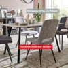 UNO Esstisch 120x80 cm Steineiche Optik, Tischbeine Metall Anthrazit lackiert, Küchentisch Esszimmertisch Tischplatte Holzwerkstoff foliert, moderner Tisch für bis zu 4 Personen Bild 3
