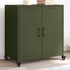 Sideboard, Kommode Olivgrün 68x39x72 cm Stahl j2262p Bild 2