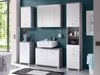 Waschbeckenunterschrank >Peter< in Beton aus MDF - 80x57x31cm (BxHxT) Bild 4