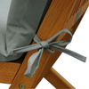 indoba - Sitzauflage Hochlehner Serie Premium - extra dick - Grau Bild 2