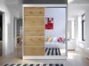 Kleiderschrank Metropolis III, ohne Beleuchtung, Farbe: Weiß / Artisan Eiche Bild 2