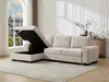 Vente-unique - EMBAPO Sofa Stoff Beige - B 153 cm x H 85 cm x L 260 cm Bild 2