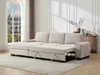 Vente-unique - EMBAPO Sofa Stoff Beige - B 153 cm x H 85 cm x L 260 cm Bild 3