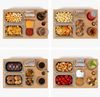 Relaxdays Couchbar mit 3 Edelstahl-Snackschalen Bild 3