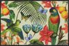 Salonloewe Fußmatte Salonloewe JARDIN MAJORELLE Fußmatte Wohnmatte 50 x 75 cm, Rechteckig, Höhe: 7 mm, In- und Outdoor, waschbar bei 40° Grad und trocknergeeignet Bild 3