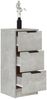 Sideboard, Kommode Betongrau 30x30x70 cm Holzwerkstoff j1166p Bild 5