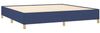 Boxspringbett mit Matratze Stoff Blau 200x200 cm, Härtegrad: H2 [3128635] Bild 4
