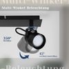 ZMH Deckenstrahler 3 Flammig Deckenspot Schwarz - Vintage Schwenkbar GU10 350° Strahler Industrial Spots Küchenlampe für Wohnzimmer Schlafzimmer Küche Flur (Ohne Leuchtmittel) Bild 5