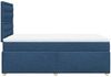 vidaXL Boxspringbett mit Matratze Blau 120x200 cm Stoff 3291267 Bild 5