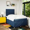 vidaXL Boxspringbett mit Matratze Blau 120x200 cm Stoff 3291267 Bild 3