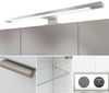 3D-Spiegelschrank 60cm in graphit APIA-03 mit LED-Aufbauleuchte, B/H/T ca. 60/64-69/20 cm Bild 5