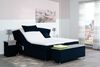 Meisterbetten Boxspringbett Huss 120x200 in VS-Blau, Matratzenbezug Nano, Ergoflex-Topper Bild 3