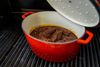 Grillfürst Dutch Oven Sternentöpfchen / Gusseisen Bräter - emailliert - L - rot Bild 4