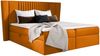 99rooms Orlando Boxspringbett 180x200 cm Velours MONOLITH Gelb Bild 2