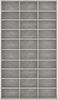 vidaXL CD-Schrank Betongrau 102x16x177,5 cm Holzwerkstoff 801782 Bild 3