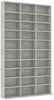 vidaXL CD-Schrank Betongrau 102x16x177,5 cm Holzwerkstoff 801782 Bild 2