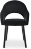 GOEURVANT 1316 Esszimmerstühle 2er-Set, Samt - Schwarz Bild 4