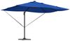 Sonnenschirm, Terrassenschirm mit LED-Lichtleisten Azurblau 352 x 251 x 265 cm Bild 3