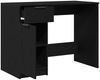 vidaXL Schreibtisch mit Speicher Schwarz Eichen-Optik 100 x 50 x 75 cm 862779 Bild 4