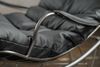 KAWOLA Relaxsessel ROWA Sessel Leder grau inklusive Hocker 88 x 103 x 77 cm Bild 5