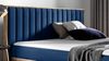 99rooms Arizona Boxspringbett 120x200 cm Velours MONOLITH Dunkelblau Bild 2