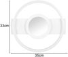 Trio LED-Deckenleuchte Wheeler Ø 35 cm neutralweiß weiß matt Bild 3