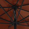 vidaXL Sonnenschirm mit Metall-Mast 390 cm Terrakotta 47383 Bild 5