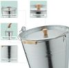 Relaxdays Ascheeimer mit Deckel 12,5 Liter Bild 2