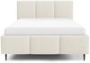 Polsterbett Schlafzimmerbett MIAMI 140x200cm in Stoff Lambi Creme Bild 3