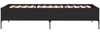 vidaXL Bettgestell Schwarz 90x200 cm Holzwerkstoff und Metall 844966 Bild 5