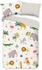 good morning Babybettwäsche Artis, Renforcé, 2 teilig, Baumwolle, Renforcé, Wendeoptik, Kind, Baby, Tiere Bild 2