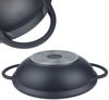 Cheffinger WOK Wokpfanne Woktopf Induktion 36cm Aluguss mit Deckel Bratpfanne Marmorbeschichtung Bild 4