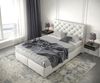 Boxspringbett Dream-Great Kunstleder Weiß 140x200 cm mit Matratze und Topper Bild 4