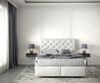 Boxspringbett Dream-Great Kunstleder Weiß 140x200 cm mit Matratze und Topper Bild 2