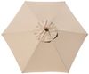 anndora-sonnenschirm Sonnenschirm 2,1m Balkonschirm Landhausschirm rund, witterungsbeständiges Polyester - mit integriertem Winddach Bild 3