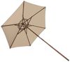 anndora-sonnenschirm Sonnenschirm 2,1m Balkonschirm Landhausschirm rund, witterungsbeständiges Polyester - mit integriertem Winddach Bild 4
