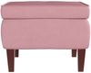 vidaXL Hocker mit Holzbeinen Rosa Samt [329461] Bild 3