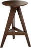 Set mit 2 Barhockern AROMA Holz Dunkelbraun Bild 5