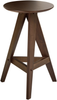 Set mit 2 Barhockern AROMA Holz Dunkelbraun Bild 4