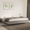 Doppelbett, Bettgestell Modernen ohne Matratze Hellgrau 200x200 cm Samt d2585e Bild 2