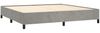 Doppelbett, Bettgestell Modernen ohne Matratze Hellgrau 200x200 cm Samt d2585e Bild 4