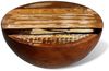vidaXL Couchtisch Schalenform mit Stahlboden Altholz Massiv 241648 Bild 4