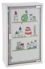 Spetebo Medizinschrank XXL Metall Medizinschrank Glastür bunt - 50x30 cm (Stück, 1-St, Medikamentenschrank) Arzneischrank mit 3 Fächern Bild 4