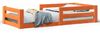 vidaXL Massivholzbett ohne Matratze Wachsbraun 80x200 cm Kiefernholz 855680 Bild 2